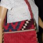 Two Nomads Multi-Color Mixed Fabric Shoulder Bag Purse