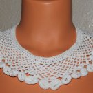 Vintage Crocheted Collar White