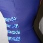 It Figures! Blue One-Piece Asymmetrical Detail Tank Swimsuit Size: 8