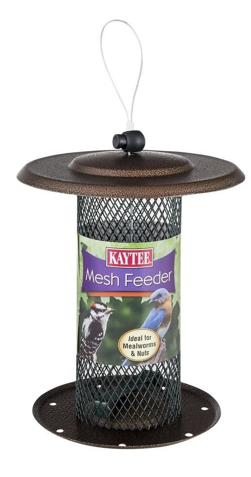 Kaytee Mealworm and Nut Mesh Wild Bird Feeder