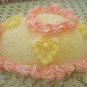 BOYD'S LARGE EASTER SUGAR EGG WITH PINK ICING BUNNY BEAR INSIDE **SO CUTE** NEW