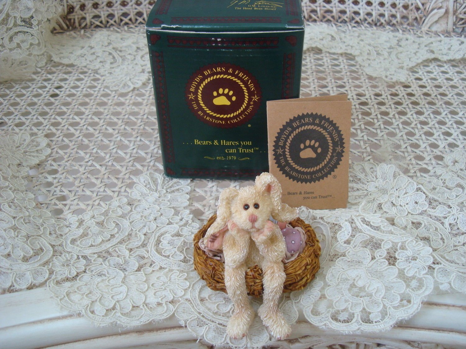 BOYDS ADORABLE EASTER BUNNY BEARSTONE ***NEW STORE STOCK*** **SO CUTE**