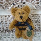 BOYDS BUD BUZZBY 5" TALL RETIRED ANGEL BEE BEAR ORNAMENT ***NEW STORE STOCK**