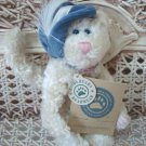 BOYDS CLAUDINE DE LA PLUMTETE 6" RETIRED CAT WITH HAT  **NEW STORE STOCK**