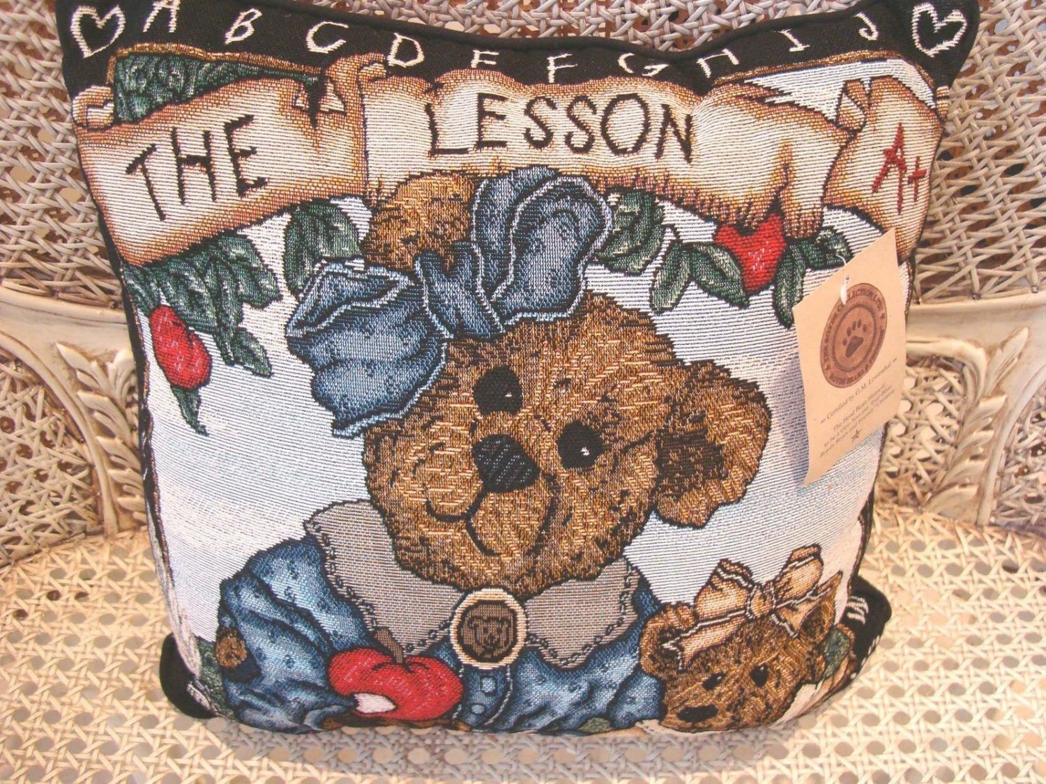 BOYDS BEARS LARGE TEACHER PILLOW RETIRED *NEW STORE STOCK*