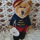 BOYDS TIMOTHY F WUZZIE 3" TALL BELLHOP BEAR RETIRED **NEW STORE STOCK***