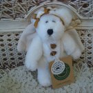 BOYDS CASSIE GOODNIGHT WHITE & GOLD RETIRED ANGEL BEAR ORNAMENT *NEW STORE STOCK