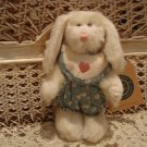 BOYDS FERN BLUMENSHINE 6" BUNNY IN FLORAL ROMPER ***NEW STORE STOCK**