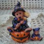 BOYDS HALLOWEEN CUTE WITCH BEAR LE BEARMOGE BOX RETIRED **NEW STORE STOCK**
