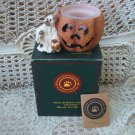 BOYDS GHOULIA BOOBEAR SPOOKY TREATS HALLOWEEN CANDLE HOLDER RETIRED *NEW IN BOX*