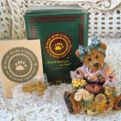 BOYDS JUSTINA THE MESSAGE BEARER BEARSTONE *NEW IN BOX* RETIRED