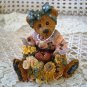 BOYDS JUSTINA THE MESSAGE BEARER BEARSTONE *NEW IN BOX* RETIRED