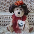 BOYDS MISS HEDDA BEARIMORE RETIRED 10" BEAR IN HAT  ***NEW STORE STOCK**