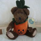 BOYDS PUNKIE BOOBEAR 10" TALL BEAR IN PUMPKIN SUIT HALLOWEEN  *NEW STORE STOCK*