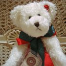BOYDS QVC EXCLUSIVE HOLLY 14" TALL WHITE CHRISTMAS BEAR ***BEAUTIFUL***