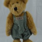 BOYDS FORREST B. BEARSLEY CUTE 10" BEAR IN OVERALLS  **NEW STORE STOCK**
