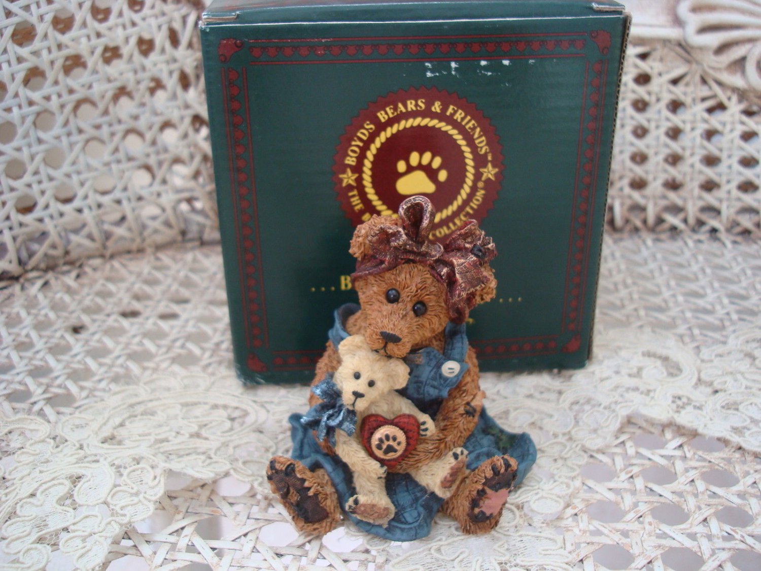 BOYDS MOMMA MCBEAR & CALEDONIA BEARSTONE RETIRED **NEW STORE STOCK**