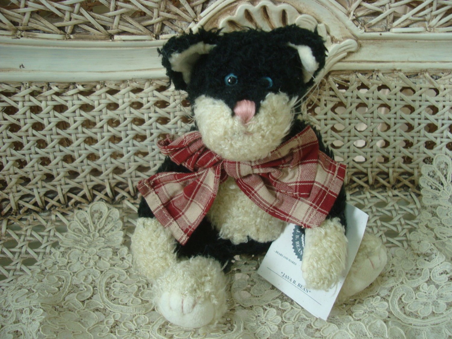 BOYDS JAVA B. BEAN 8" RETIRED ADORABLE CAT **NEW STORE STOCK**