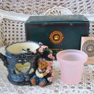 BOYDS LYDIA SHOWER OF ROSES VOTIVE CANDLE HOLDER 1E EDITION *NEW IN BOX* RETIRED