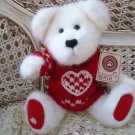 BOYDS BASHFUL T BEARHUGS 10" TALL VALENTINE BEAR RETIRED  ***NEW STORE STOCK**