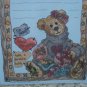 BOYDS BEARS MAGNETIC PAPER PAD & POST IT NOTES HOLDER WITH POST IT NOTES *CUTE*