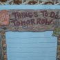BOYDS BEARS MAGNETIC PAPER PAD & POST IT NOTES HOLDER WITH POST IT NOTES *CUTE*