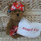 ADORABLE BEACH BOY OUTFIT WITH TOWEL FOR BOYD'S BEARS ****SO CUTE****