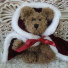 ADORABLE BURGUNDY ROYAL KING'S CAPE OUTFIT FOR BOYD'S BEARS ****SO CUTE****