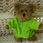 ADORABLE LIME GREEN JOGGING SUIT OUTFIT FOR BOYDS BEARS ****SO CUTE****