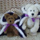 ADORABLE PURPLE ROYAL KING'S CAPE OUTFIT FOR BOYD'S BEARS ****SO CUTE****