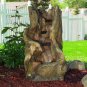 Rustic Outdoor Waterfall LED Lights by Sunnydaze Decor