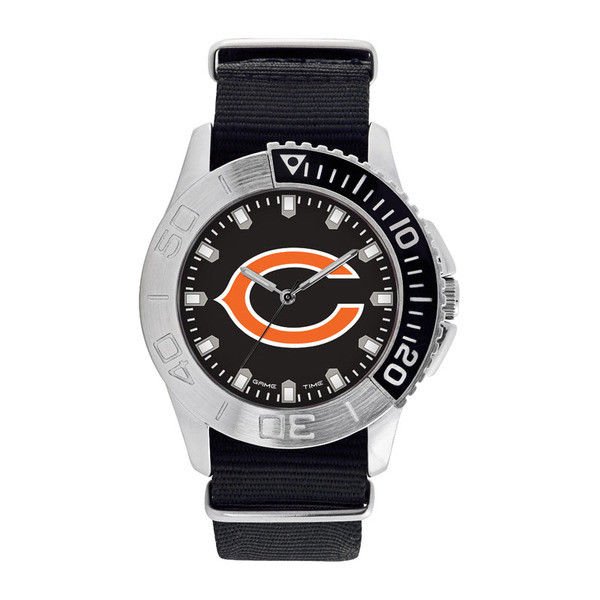 Chicago Bears Mens Watch Starter Analog Black Nylon Strap Warranty