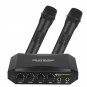 HD-Hynudal Karaoke Machine - Echo Mixer, Two Wireless Mics, YAMAHA Chipset