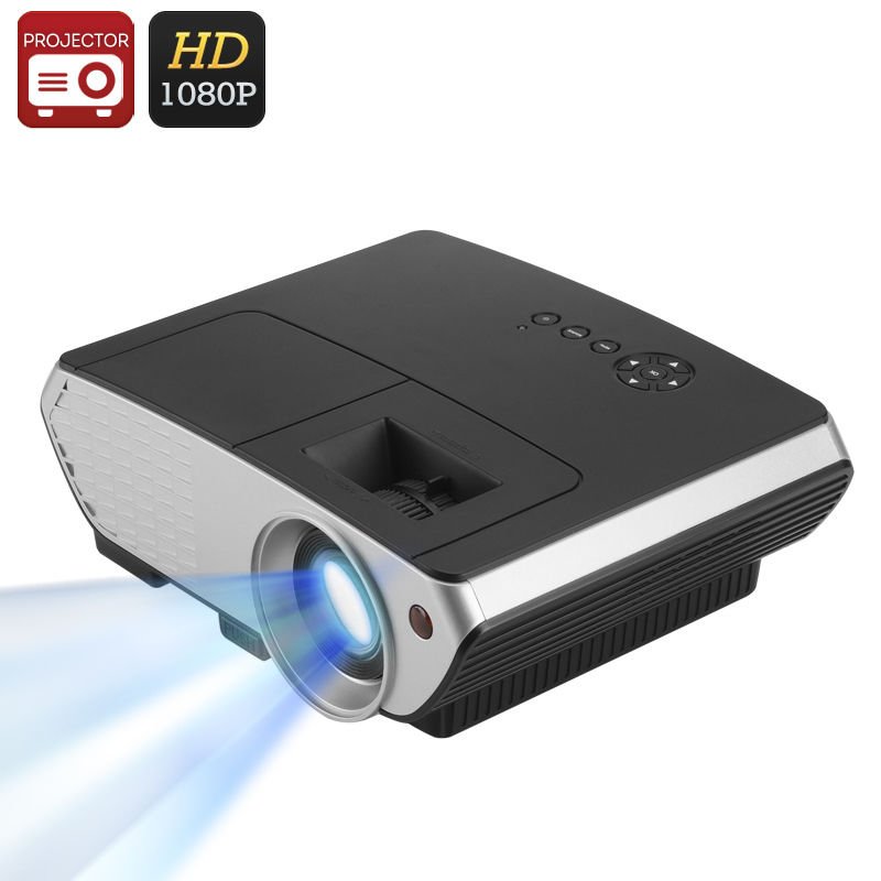 2000 Lumen LED Projector 15001 Contrast Ratio, 50 to 140 Inch Projection