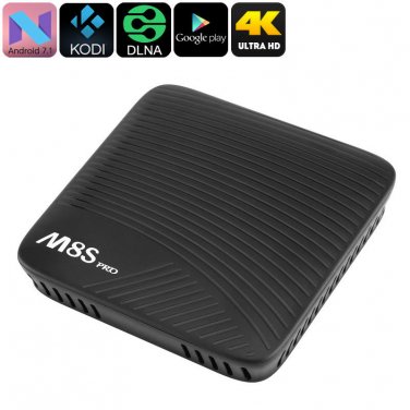 4K TV Box Mecool M8S Pro - Android 7.1, Octa-Core CPU, 2GB DDR4 RAM, Google Play