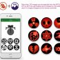 Bluetooth LED Bike Light - App Control, DIY Feature, IP56, Bluetooth 4.0