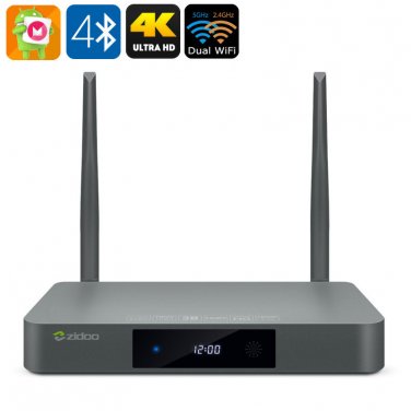 Zidoo X9S Android TV Box - Realtek RTD1295 CPU, 2GB RAM, HDMI In, PVR