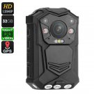 Police Body Worn Camera - 10M Night Vision, 1296p, 140 Degree Lens, CMOS Sensor