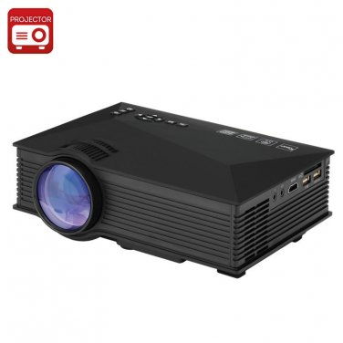 UNIC UC46 Portable Projector - LCD + LED, 800x480, 1200 Lumens, Miracast, DLNA