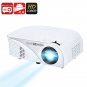 Android 4.4 Mini Projector - 1200 Lumen, 1500:1 Contrast Ratio, Quad-Core CPU