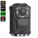 Police Body Camera - 1296p, Night Vision, CMOS Sensor, 140-Degree Viewing Angle