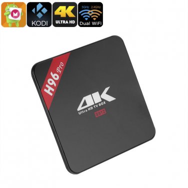 H96 Pro Android TV Box - Amlogic S912 1.5GHz, 2GB RAM, 4K, Android 6.0