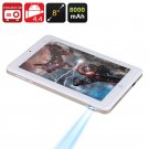 Android Projector Tablet - 8 Inch 1280x800 Screen, RK3188 Quad Core CPU