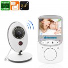 Video Baby Monitor - Two Way Audio, 2.4 Inch Display, Room Temperature Monitor