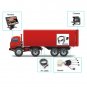 7.0 inch LCD Visible Rear View Mirror Car Recorder for Truck with Rear Camera, 4 Rear Radar, Sensor