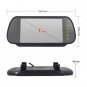 PZ465 Car Waterproof Brake Light View Camera + 7 inch Rearview Monitor for Citroen/Peugeot /Toyota