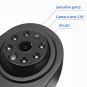 PZ465 Car Waterproof Brake Light View Camera + 7 inch Rearview Monitor for Citroen/Peugeot /Toyota