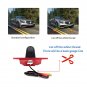 PZ465 Car Waterproof Brake Light View Camera + 7 inch Rearview Monitor for Citroen/Peugeot /Toyota
