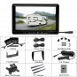 K0232 7 inch 140 Degrees Wide Angle HD Car Rear View Backup Dual Cameras Rearview Monitor