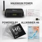 TX6 4K UHD Smart TV Box, 4GB+32GB